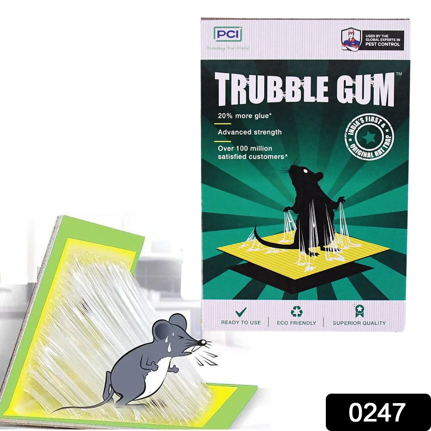 PCI Cardboard Troublegum Small Size Mouse Trap-1pc PCI Cardboard Troublegum Small Size Mouse Trap-1pc